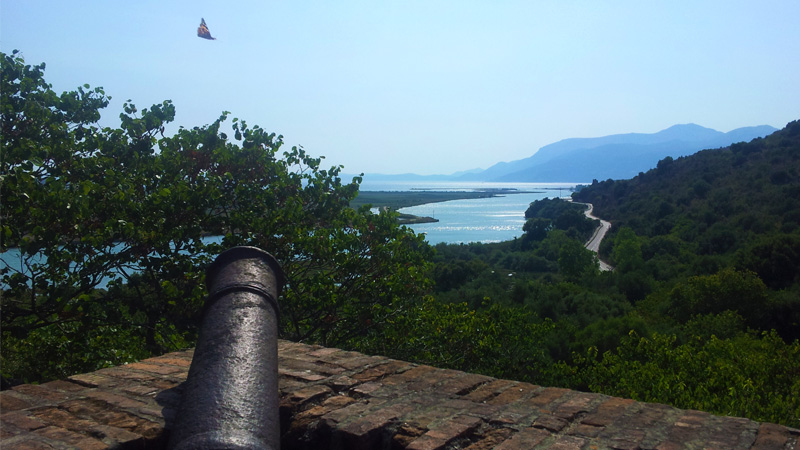 Viaggi e vacanze in Albania, Tour dell'Albania Comunista, Butrinti visuale dal castello