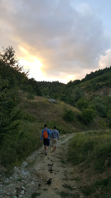 Vacanze in Albania, Dardhe, sentiero di montagna