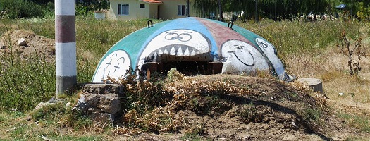 bunker in Pogradec Albania